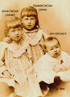 Elizabeth, Jennie and John DeCook
