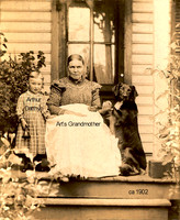 Arthur Datthyn & his Grandmother c1903